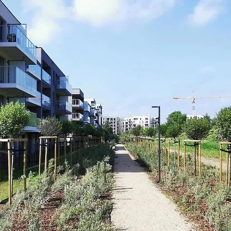 Lägenhet Flou Przystan Letnica 79, Parking & 700m Plaza *